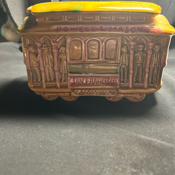 SNCO Vintage San Francisco Cable Car Piggy Bank. Missing bottom plug - Picture 8 of 8